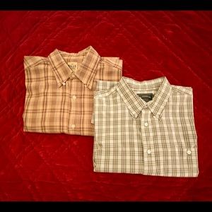 Filson & Bills Khakis LS Sport Shirts. XL